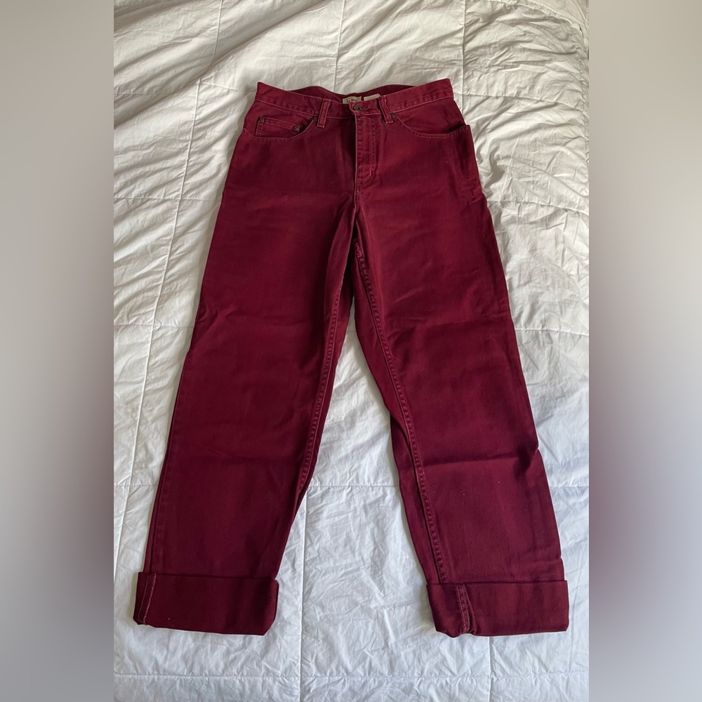 LLBean- Maroon Pants- 10